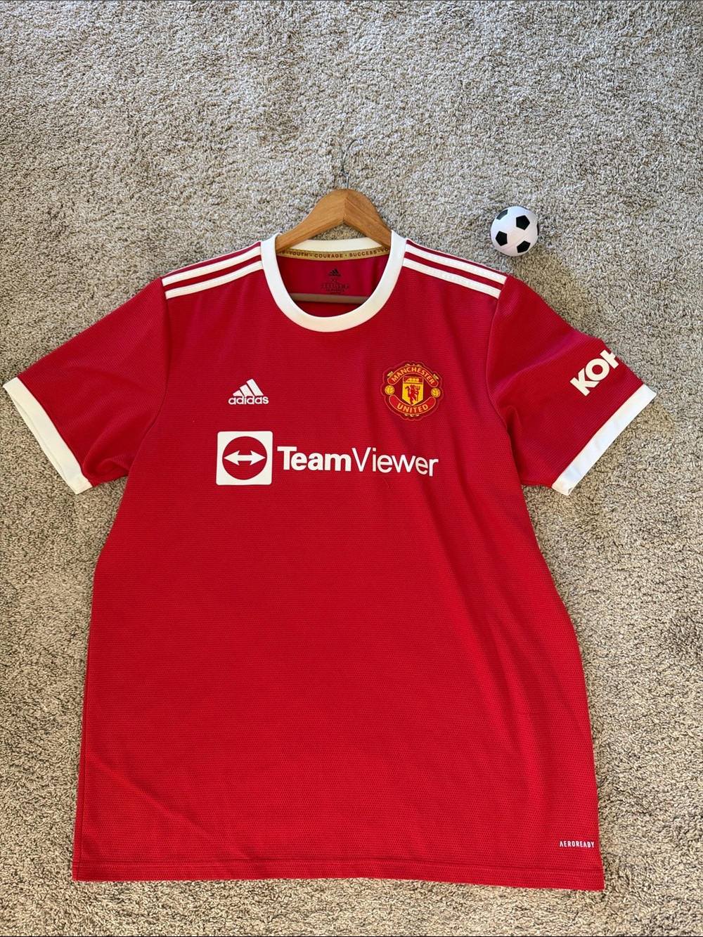 Manchester United 2021-22 Home Jersey- Adidas